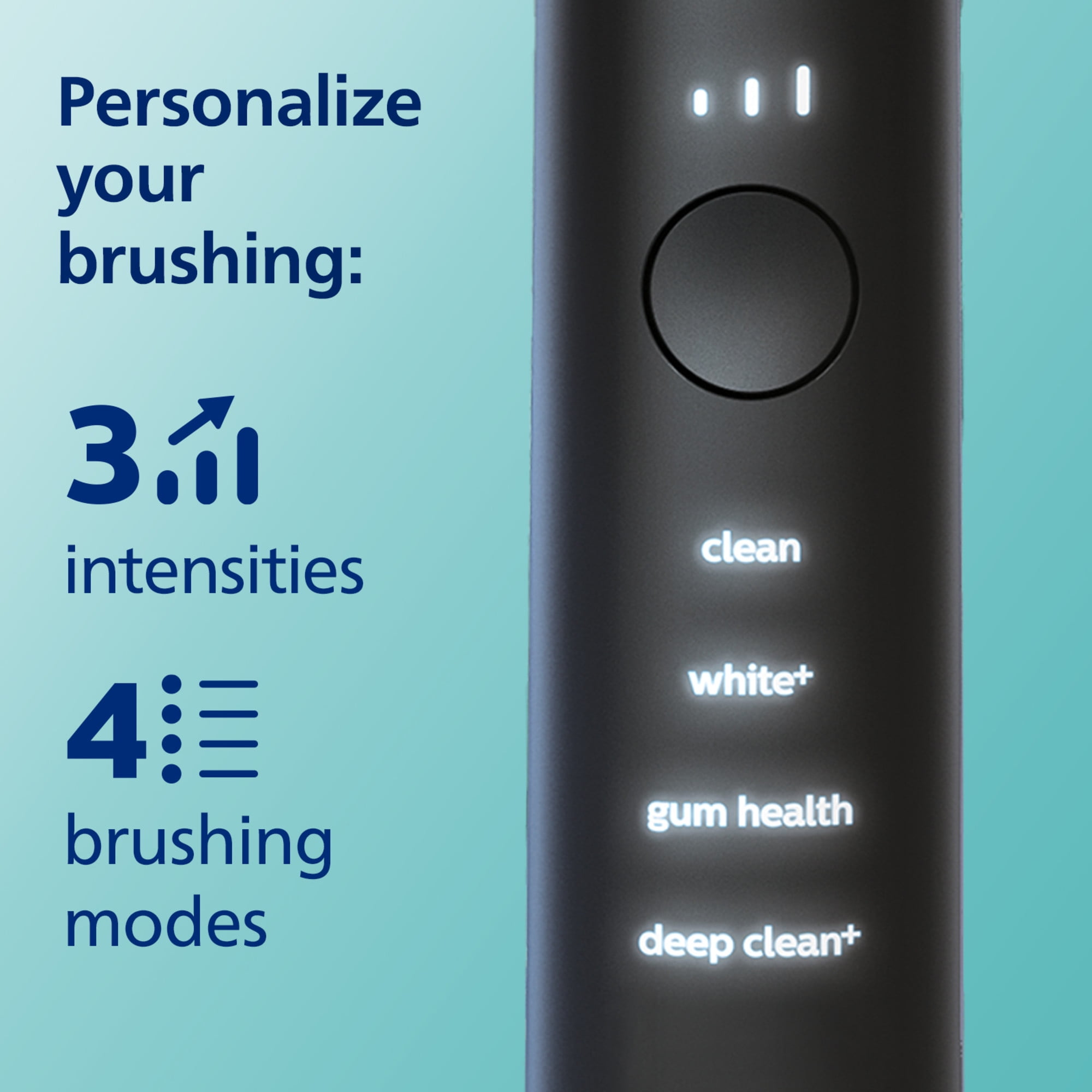 Sonicare DiamondClean Smart 9300 Electric Toothbrush, Black, 4