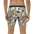 thumbnail image 4 of Disketp Dark Enchanted Flowers And Birds Men's Boxer Briefs Men’s Underwear Boxer Briefs for Men, 4 of 7