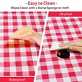 thumbnail image 4 of Mesa De Pvc, Juego De Cena, Protector De Escritorio Rectangular, Cubiertas De Banco A Cuadros, Jardín, Patio, Picnic, Fiesta, Bodas, Decoración Advancent HA045644-02, 4 of 6