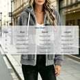 thumbnail image 3 of QIYAGBSA Plaid Jackets for Women Hooded Full Zip Sherpa Fleece Color Block Long Sleeve with Patch Pockets Warm Winter Coats Fall Layer, 3 of 7