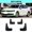 2011-2014, variant on MIDOON For Volkswagen VW Jetta A6 MK6 Sedan 2011-2018 Fender Mudflaps Splash Guards Mudguards Mud Flaps