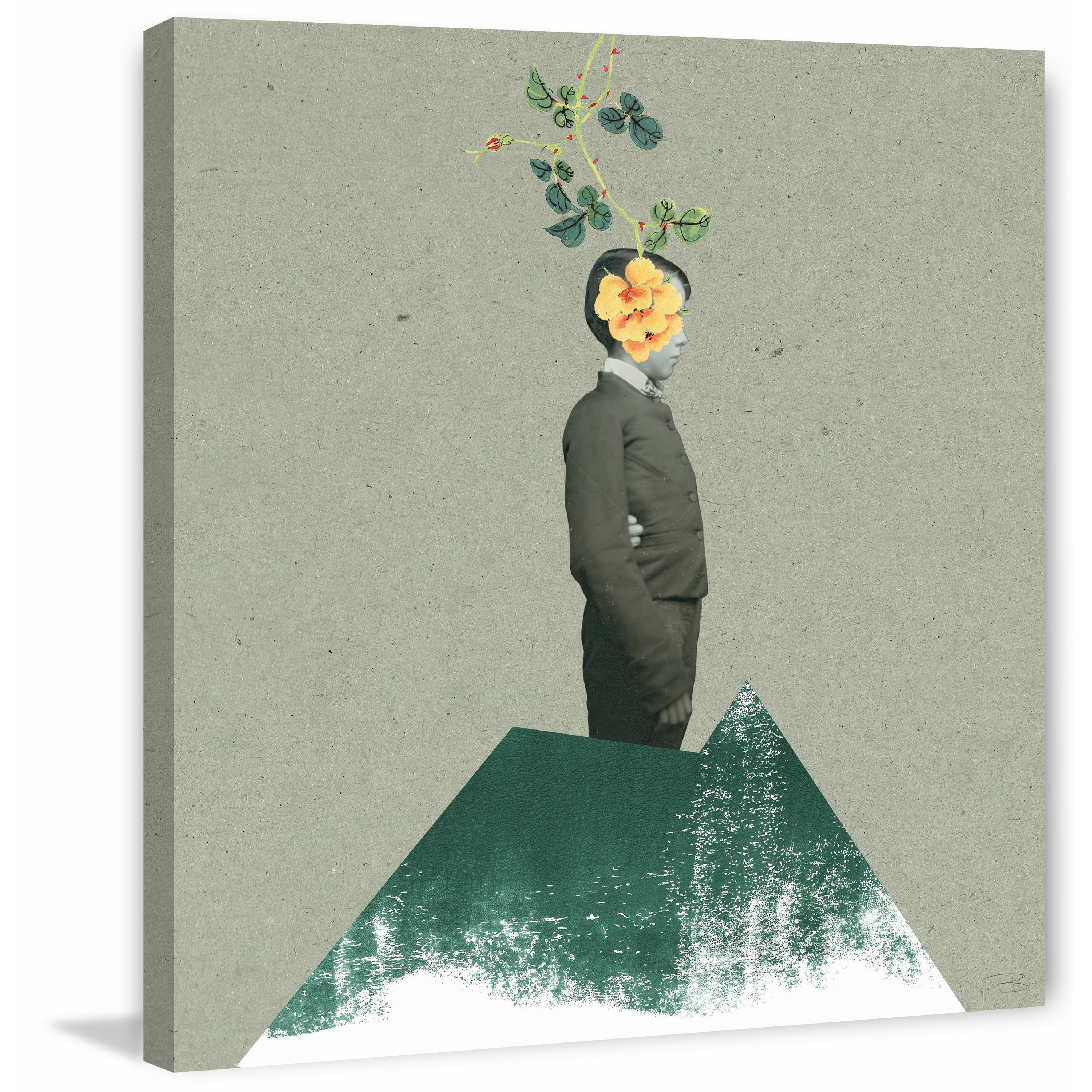 Marmont Hill "No Face" by Bengoa Vazquez Painting Print on Wrapped Canvas