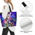 thumbnail image 4 of Beetlejuice Shoulder Bag Durable Reusable Grocery Bags Shopping Tote Bag for Women, 4 of 9