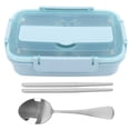 thumbnail image 2 of Compartmentalized Lunch Box,Lunch Box 4 Compartments Lunch Box Stainless Steel Food Containers Ultra Responsive, 2 of 8