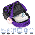 thumbnail image 5 of Jiaoprinted Personalized Cheerleader Backpack Custom Cheer Day Pack with Name Customized Sports Gym Bag for Cheer Team Purple Glitter, 5 of 7