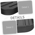 thumbnail image 3 of Huggegwe 2 Pcs Plateaux de Chaussures Multi-Usages Durables Intérieur/extérieur Tapis de Séchage pour Bottes pour Entrée Base de Pot de Fleurs et Rangement de Bric-à-Brac 35 * 27 * 3cm UA824-22033, 3 of 9