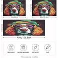 thumbnail image 4 of GZHJMY Satin Pillowcase for Hair and Skin, Cute Dog Cooling Pillow Case with Envelope Closure Soft Breathable Silk Satin Pillow Cover for Sleeping Standard Size 26x20 in Home Decor, 4 of 7