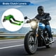 thumbnail image 2 of Palancas de freno y embrague cortas y largas para Kawasaki NINJA650R 09-16, palanca de freno ajustable de motocicleta, aleación de aluminio, cabeza verde, mango negro, 2 of 6
