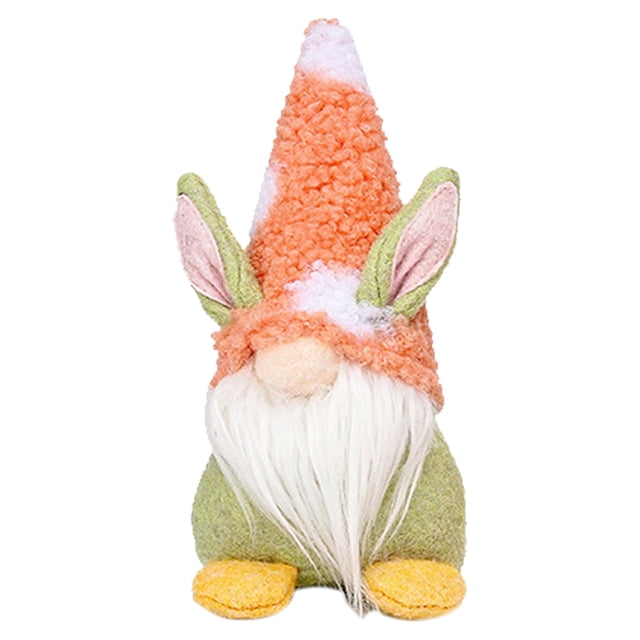 Decoraciones de gnomos de Pascua, muñeco de peluche de elfo, adornos de regalo de conejo, decoración del hogar