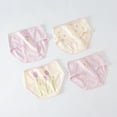 thumbnail image 4 of Ougyinr  Little Girls' Soft Cotton Underwear Kids Cool Breathable Comfort Panty Briefs Toddler Undies(Pack of 4), 4 of 8