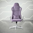 thumbnail image 5 of TSF45C Velvet Memory Foam Gaming Chair – Purple 23717, 5 of 9