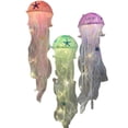 thumbnail image 4 of Lámpara de medusa creativa hecha a mano, material de bricolaje, bolsa, adornos colgantes, adornos colgantes, lámpara de ambiente para mesita de noche, luz de noche para dormitorio, 4 of 4