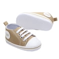 thumbnail image 2 of EYIIYE Bébé Fille Garçon Chaussures Haut de la Cheville Toile Sneaker Première Marche Chaussures, 2 of 5