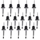 thumbnail image 1 of 15 botellas de licor de acero inoxidable vertedores de velocidad caño cónico con tapas antipolvo de goma perfectas para pubs, clubes, restaurantes, bares, cafeterías y comensales Xemadio SNFLD1063, 1 of 9
