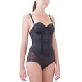thumbnail image 1 of Flexees Easy-Up Women`s Strapless Body Briefer, 36B, Black, 1 of 4