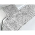 thumbnail image 3 of Vintage Bed Runner Set, Weathered Style of Stars Flowers Abstract Shapes Forming Retro Pattern, Decorative Bedding Scarf & a Pillow Sham for Hotels Homes, Twin, Pale Grey Charcoal Grey, by Ambesonne, 3 of 3