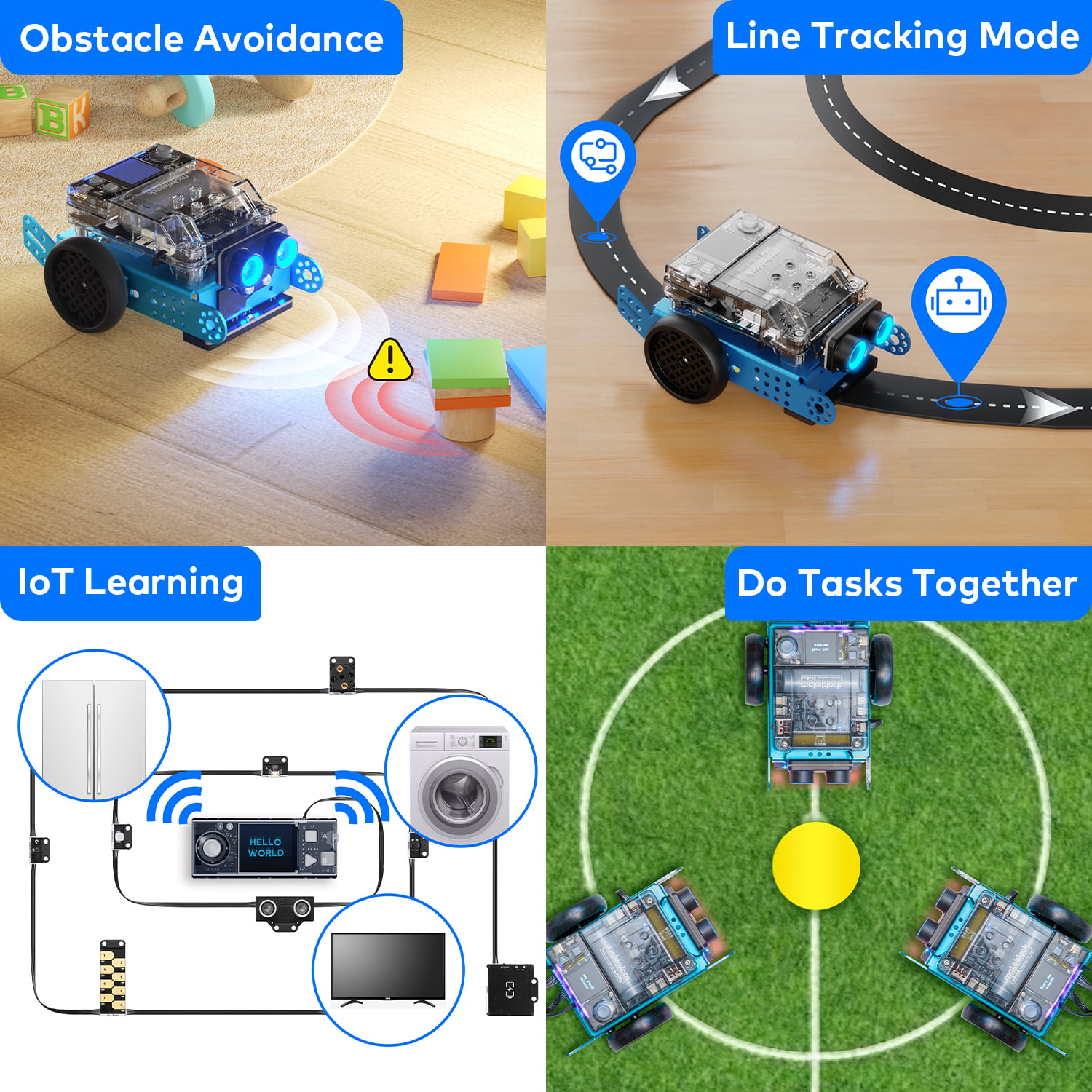 mBot Neo Buildable Coding Robot for Kids to Enhance Hands-on and
