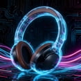 thumbnail image 5 of Wireless Bluetooth Headset - 8D Surround Sound Foldable Headphones with Bluetooth 5.3, Wired Wireless Dual Mode, Long Battery Life, HD Audio for Gaming Movies Music, Travel Office Use, 5 of 6
