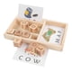 thumbnail image 3 of ABC Building Blocks, Letters Learning Wood Alphabet Blocks 30 Cards Smoothing Surfaces For Home Play ANGGREK No, 3 of 7