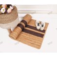 thumbnail image 5 of Natural Jute Rug Hand Braided Rectangle Rug Beige and Brown Color Scalloped Area Rug, 5 of 5