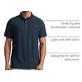 thumbnail image 4 of Remera CRZ YOGA Cloudweight Ajustada de Secado Rápido Azul Marino XL, 4 of 6