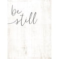 thumbnail image 2 of Lux + Me Designs 25x32 White Modern Wood Framed Museum Art Print Titled - Be Still, 2 of 4
