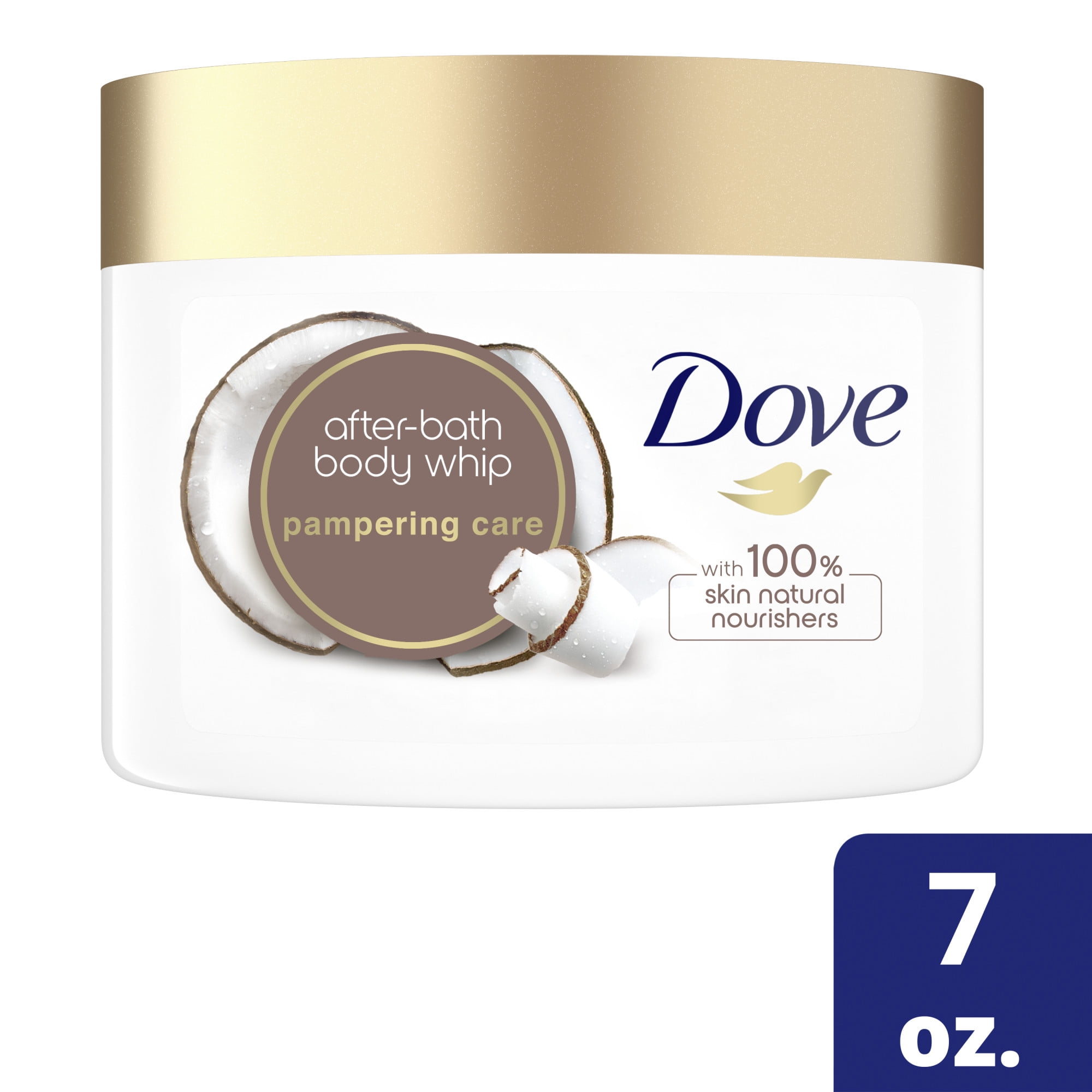 Dove AfterBath Whipped Body Cream Coconut and Cocoa, 7 oz