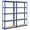 Blue, variant on Yaheetech 5-Tier Steel Storage Rack with Adjustable Design, Silver