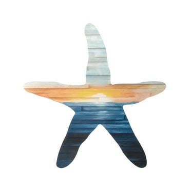 Beachcombers Sea Star Wall Decor Decoration  Blue
