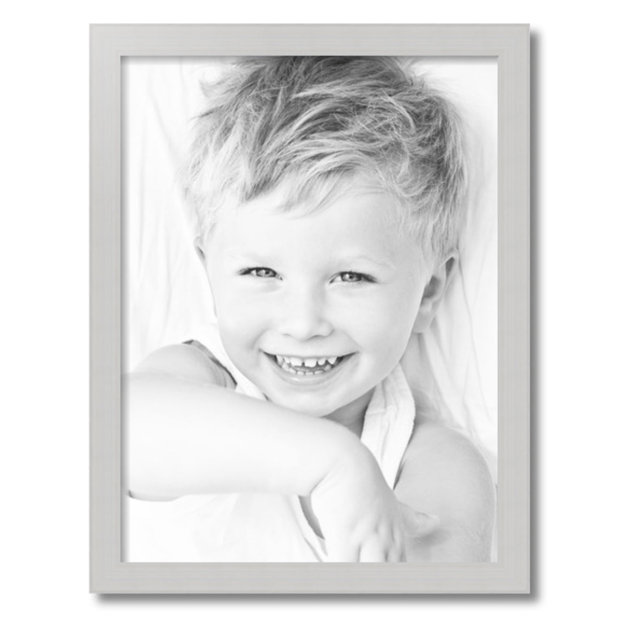 ArtToFrames 18" x 24" White Picture Frame, 18x24 inch White Wood Poster Frame (WOM-4443), 1 Pack