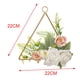 thumbnail image 2 of Artesanía DIY artificiales de hierro forjado para bodas, adornos 22x22cm Yuyangstore Flores de simulación, 2 of 8