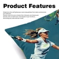 thumbnail image 2 of Tennis Covers Set of 2 with Unique Patterns for Bed and Sofa, Available in 16x16, 18x18, and 20x20 Inches for Various Occasions, 2 of 6