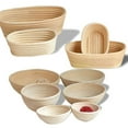 thumbnail image 7 of Dough Proving Basket Bread Proofing Basket Handmade Natural Rattan Round Oval Banneton Holder, 7 of 7