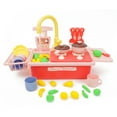 thumbnail image 5 of MAGICNIU Kitchen Sink Play Set with Running Water Pretend Play Kitchen Toy Sink with Upgraded Electric Fauce Role Play Kitchen Water Toys Set for 3-6 Years Boys Girls, 5 of 10
