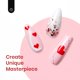thumbnail image 4 of Set de esmaltes de uñas en gel Beetles Pink Fall in Love Collection, 4 of 9