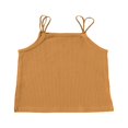 thumbnail image 1 of Girl‘s Vest  Children‘s Solid Color Ribbed Sling Tops Tight Sleeveless Shirt Camisole for Kids, 1 of 5