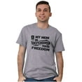 thumbnail image 4 of US Army Logo My Mom Defending Freedom Men's Graphic T Shirt Tees Brisco Brands S, 4 of 4