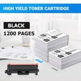 thumbnail image 4 of TN830 TN830XL Toner Cartridges 2-Pack Compatible for Brother TN830 TN-830 DCP-L2640DW HL-L2460DW HL-L2405W MFC-L2820DW HL-L2400D L2405W L2480DW MFC-L2820DWXL TN830XL Printer Ink Black, 4 of 8