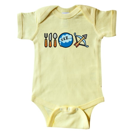 

Inktastic Eat Sleep Archery Bowhunting Gift Baby Boy or Baby Girl Bodysuit