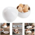thumbnail image 3 of Egg Pod - Microwave Egg Boiler Cooker Egg Steamer Perfectly Cooks Eggs and Detaches the Shell, 3 of 7