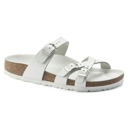 

BIRKENSTOCK FRANCA Leather Sandals White