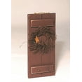 thumbnail image 1 of Furniture Barn USA™ Primitive Decorative Shutter with Wreath & Hooks, 1 of 1