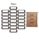 thumbnail image 4 of Portaetiquetas Macarena 20 piezas marco Soporte de nombre Bronce rojo, 4 of 8
