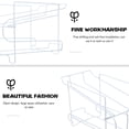 thumbnail image 4 of GOOHOCHY 1Pc Iron Beer Holder White Sturdy Can Storage Rack for Kitchen, 4 of 5
