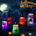 thumbnail image 2 of Decoración colgante de Halloween, sombreros LED de bruja fantasma iluminada colgante de Halloween, luz colgante de Halloween diseñada a medida, 2 of 8