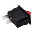 thumbnail image 4 of HQRP ON Off Red Rocker Switch 2-Prong 16A 125V Compatible with KEDU HY35B, Craftsman Saw, Air Compressor, Grizzly T10875 Grinder, Craftsman CX904 Grinder, UL Listed, 4 of 7