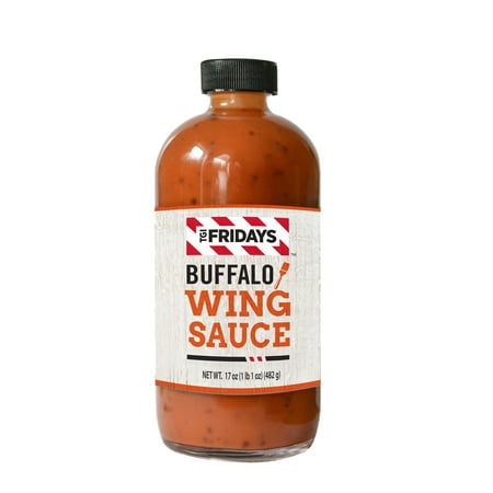 (2 Pack) TGI Fridays Buffalo Wing Sauce, 17 oz