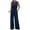 Blue, variant on hotojiny Sleeveless Jumpsuit for Womens High Waist Wide Leg Long Pants Rompers with Pockets Dressy Casual One-Piece Outfits