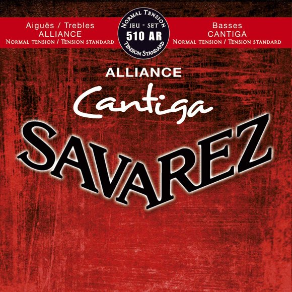 Savarez Cordes de Guitare Classique en Nylon 510AR, Tension Normale