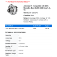 thumbnail image 2 of Alternator 1 - Compatible with 2006 Mercedes-Benz CLS55 AMG Base 5.5L V8 - Autopart Premium, 2 of 2